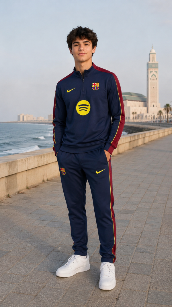 Ensemble garçon bleu marine style FC Barcelona – High Copy