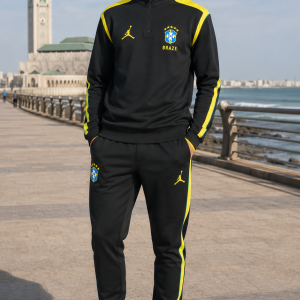 Ensemble sport Brésil noir enfant - High Copy -