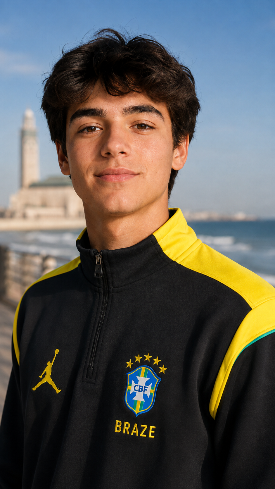 Ensemble sport Brésil noir enfant - High Copy - – Image 3