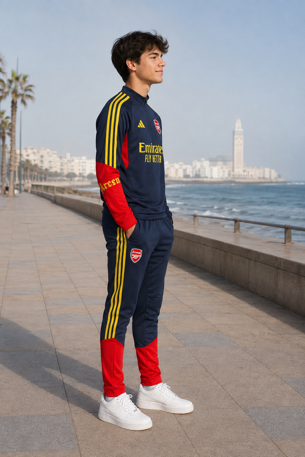 Ensemble Arsenal bleu marine et rouge - High Copy - – Image 4